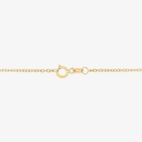 ( H-I/Si1-Si2 ) 2 CT. Lab-Grown Diamond 14K Gold Princess 18 Inch Pendant Necklace