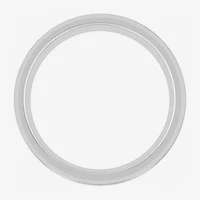 Mens 6MM Tungsten with 14K Gold Wedding Band