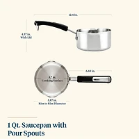 Farberware Brilliance Stainless Steel -qt. Sauce Pan