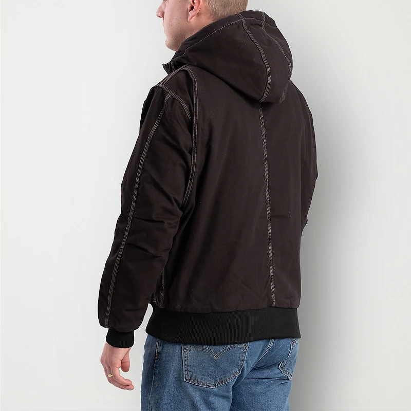 Berne Modern Mens Hooded Heavyweight Work Jacket