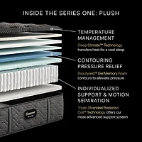 Beautyrest Black Series One 14" Plush Tight Top - Mattress Only