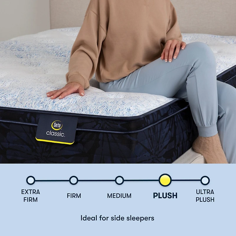 Serta Classic Andria 12.5" Plush Euro Top - Mattress Only