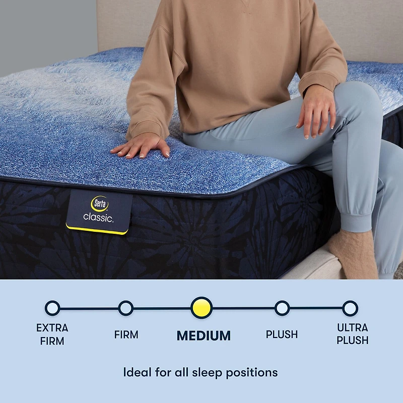 Serta Classic Exclusive 13.5" Medium Tight Top - Mattress Only
