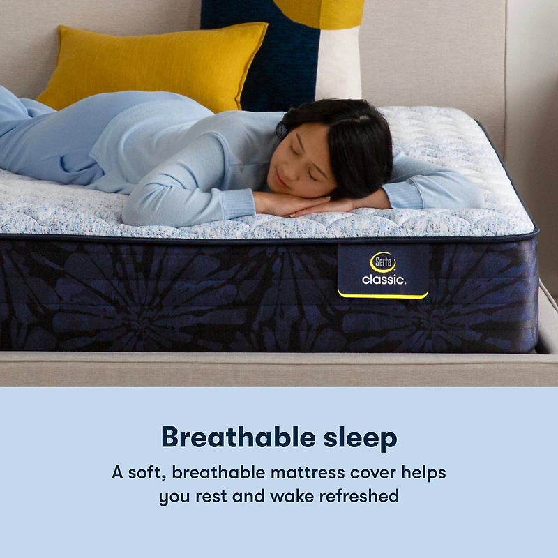 Serta Classic Andria 12.5" Firm Tight Top - Mattress + Box Spring
