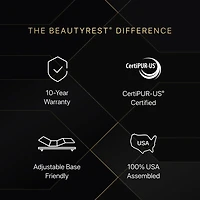 Beautyrest Black Series Three 16.75" Plush Pillow Top - Mattress + Box Spring