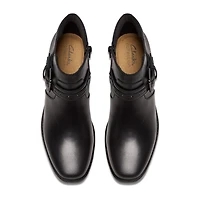 Clarks Womens Block Heel Booties