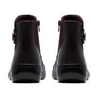 Clarks Womens Flat Heel Booties