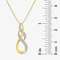 (G-H, Si2-I2) Womens 1/10 CT. T.W. Lab Grown White Diamond 2-pc. Pendant Necklace Set