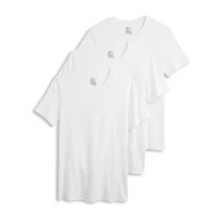 Jockey Mens 3 Pack Short Sleeve Crew Neck Moisture Wicking T-Shirt