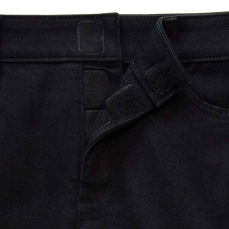 St. John's Bay Womens Mid Rise Adaptive Easy-on + Easy-off Straight Leg Jean