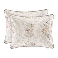 Royal Court Chardonnay Floral Quilt Set