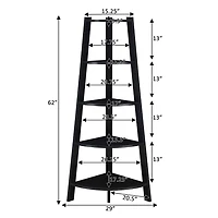 Convenience Concepts Newport 5-Shelf Bookcase