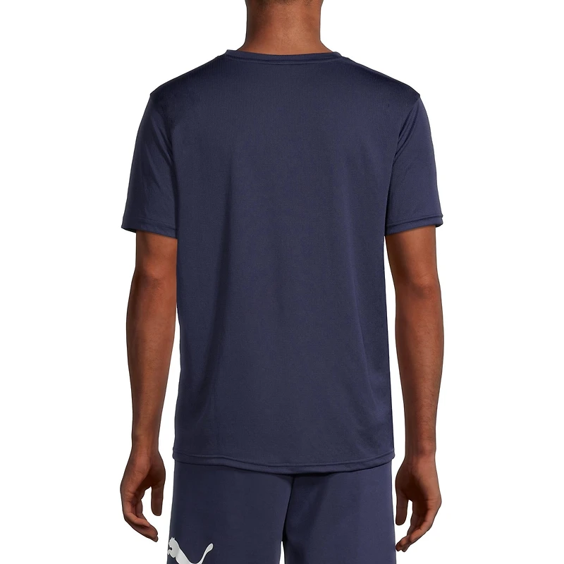 PUMA Mens Crew Neck Short Sleeve Regular Fit Graphic T-Shirt
