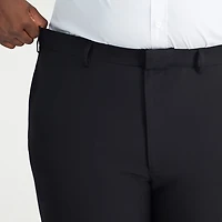 Haggar Smart Wash With Repreve Mens Big and Tall Classic Fit Flat Front Suit Pant