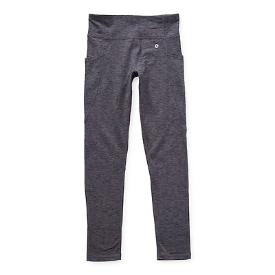 Xersion Little & Big Kid Girls Quick Dry 24" Active Full Length Leggings