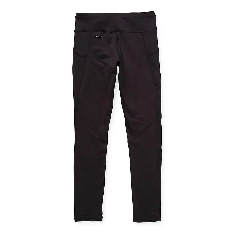 Xersion Active Little & Big Kid Girls Quick Dry Knit 24" Active Full Length Leggings
