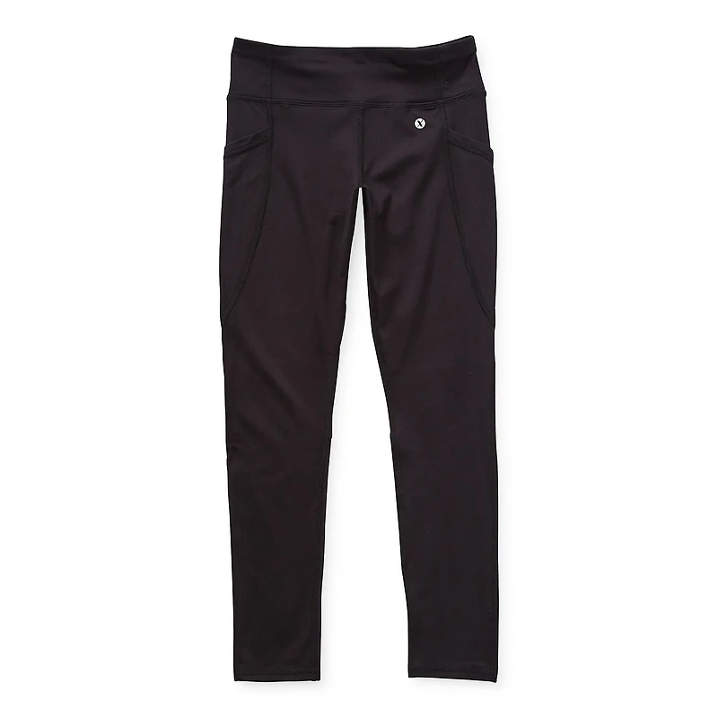 Xersion Active Little & Big Kid Girls Quick Dry Knit 24" Active Full Length Leggings
