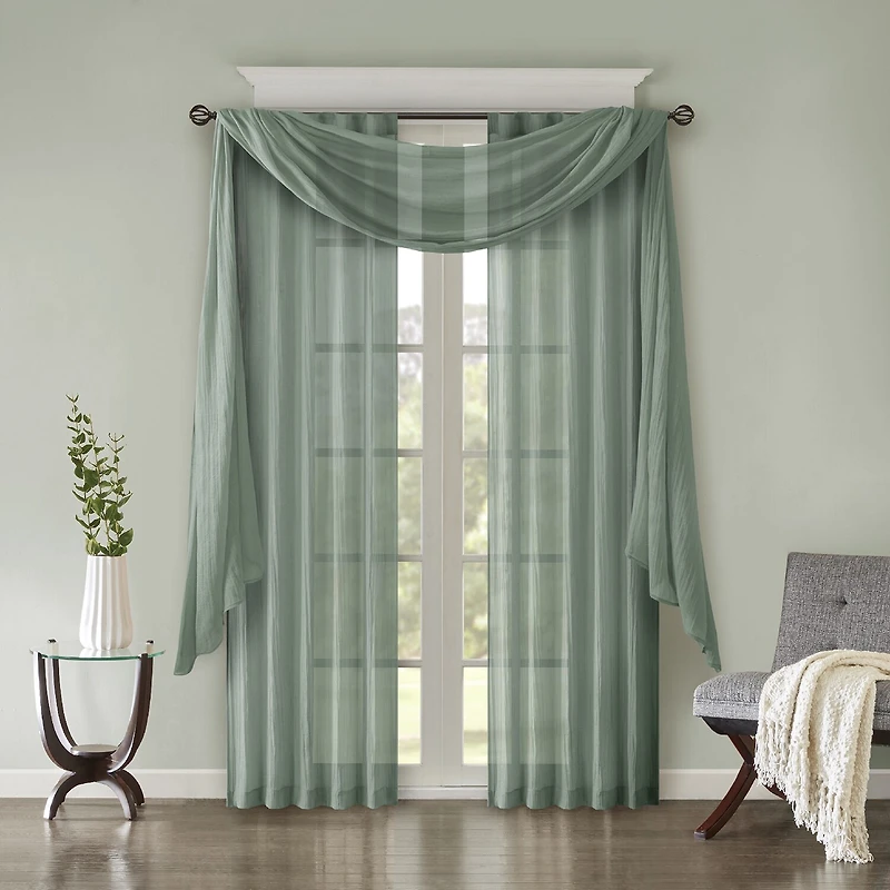 Madison Park Kaylee Scarf Valance