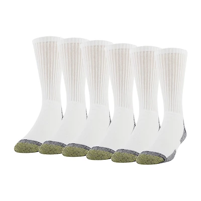 Gold Toe Work Mens 6 Pair Crew Socks