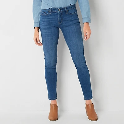 a.n.a Womens Mid Rise Skinny Fit Jean