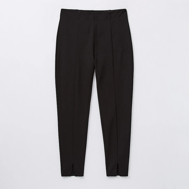 Stylus Womens Ankle High Rise Pull-On Pant