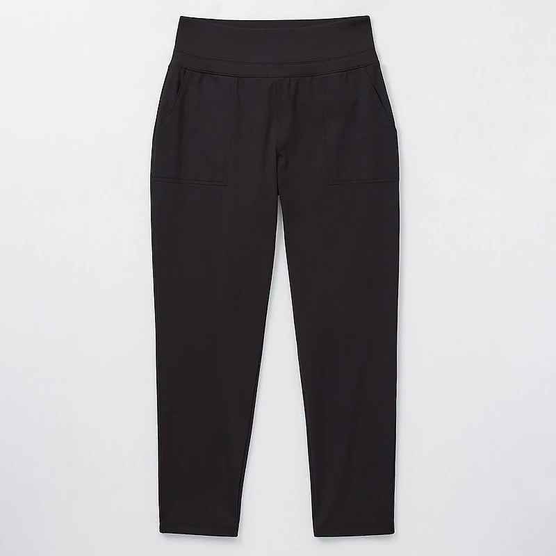 Stylus Womens Tapered High Rise Pull-On Pant