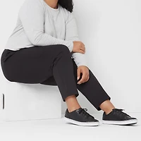 Stylus Womens Plus Tapered High Rise Pull-On Pant