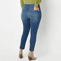 a.n.a Womens Plus Comfort Waist Skinny Jean