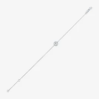 Diamond Addiction (G-H / Si2-I1) Womens 10K Gold 8 Inch Cable Round Chain Bracelet