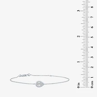 Diamond Addiction (G-H / Si2-I1) Womens 10K Gold 8 Inch Cable Pear Chain Bracelet