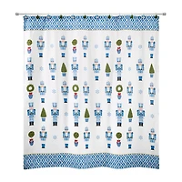 Avanti Nutcracker Trellis Shower Curtain