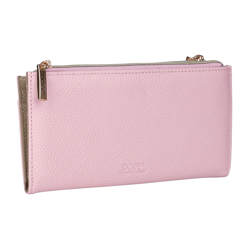 Dopp Leather Cosmopolitan Wallet Womens Rfid Blocking Envelope Wallet