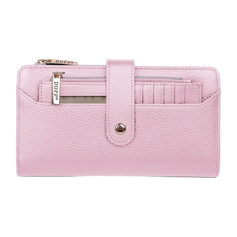 Dopp Leather Bilfld Wallet And Card Case Womens Rfid Blocking Wallet