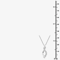 Yes, Please! (G/Si1-Si2) Womens 1/4 CT. T.W. Lab Grown White Diamond Sterling Silver Infinity Pendant