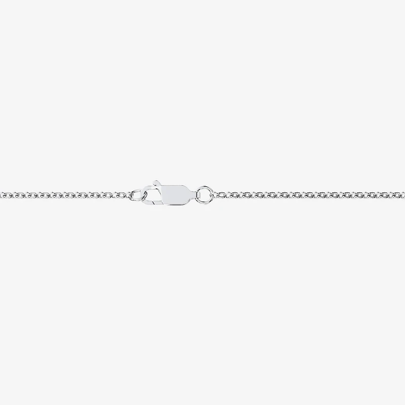 Yes, Please! (G / Si1-Si2) Womens 1/4 CT. T.W. Lab Grown White Diamond Sterling Silver 18 Inch Pendant Necklace