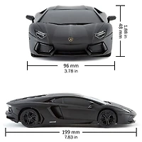 CMJ RC CARS Lamborghini Lp700-4 Black Licensed 1:24 Scale 2-pc. Car