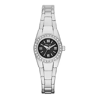 Relic® Payton Womens Silver-Tone Crystal-Accent Watch ZR34255