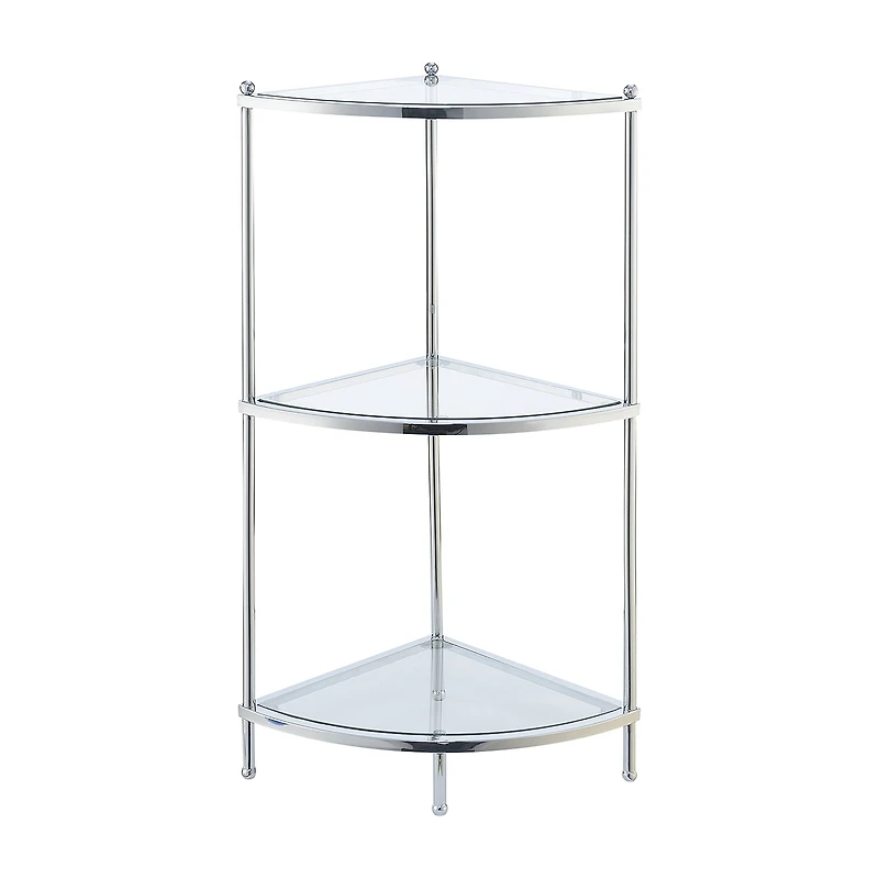 Convenience Concepts Royal Crest 3-Tier Corner Shelf