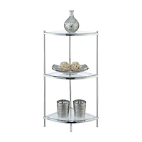 Convenience Concepts Royal Crest 3-Tier Corner Shelf