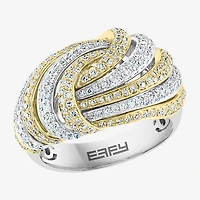LIMITED QUANTITIES! Effy Final Call Womens 1 1/8 CT. T.W. Genuine White Diamond 14K Gold Cocktail Ring
