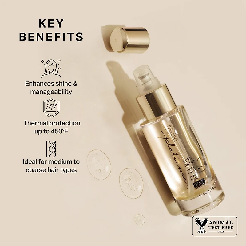 Kenra Professional Platinum Luxe Shine Hair Oil 1.5 oz.
