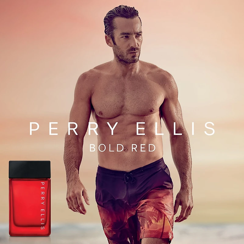 Perry Ellis Bold Red Eau De Toilette, 3.4 Oz