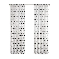 Intelligent Design Lauren Rod Pocket Embellished Sheer Single Curtain Panel
