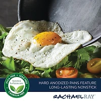 Rachael Ray Professional 3 Qt Non-Stick Hard Anodized 2-pc. Sauce Pan