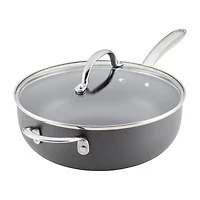 Rachael Ray Professional 3 Qt Non-Stick Hard Anodized 2-pc. Sauce Pan