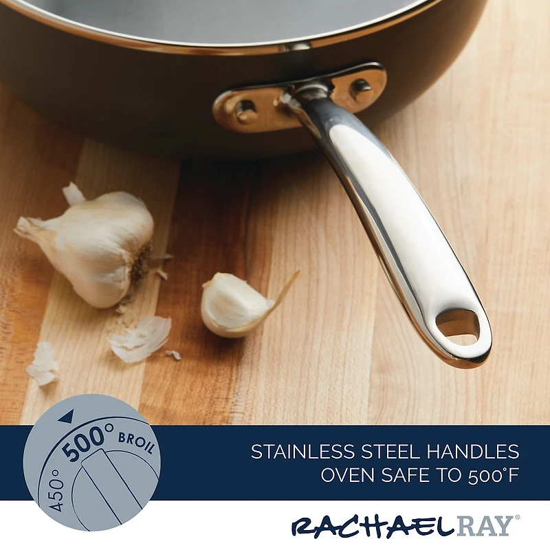 Rachael Ray Professional 3 Qt Non-Stick Hard Anodized 2-pc. Sauce Pan