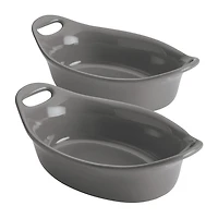 Rachael Ray Ceramic Oval 12-Oz. 2-pc. Au Gratin Dish