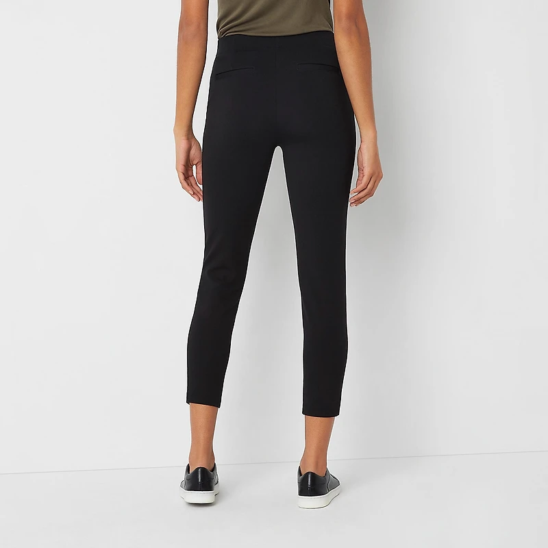 Stylus Womens Ankle High Rise Pull-On Pant