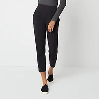 Stylus Womens Tapered High Rise Pull-On Pant