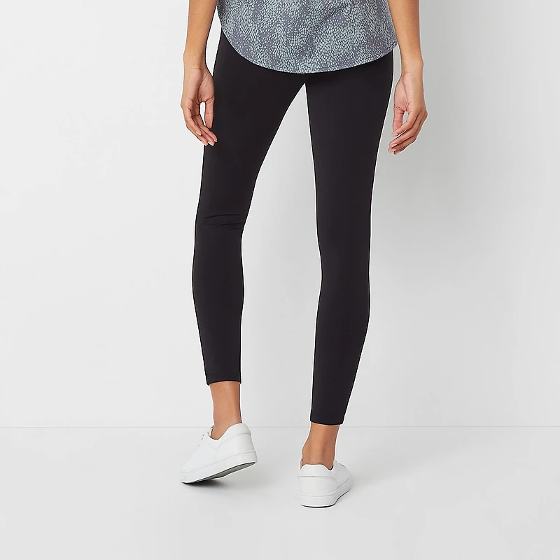 Stylus Womens Mid Rise Knit 26" 7/8 Ankle Legging